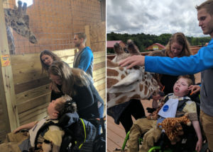 April the Giraffe Meets Troubled Boy