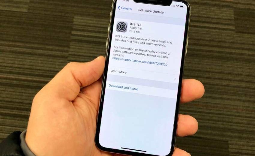 Apple Rolls Out iOS 11.1.1 Update which Removes Two Annoying Bugs