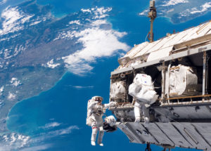 Space Station Astronauts Live-Streamed Their Spacewalk