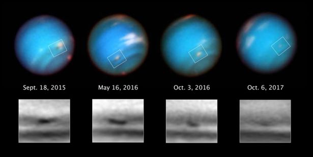 Hubble Space Telescope Images Reveal Gigantic Storm