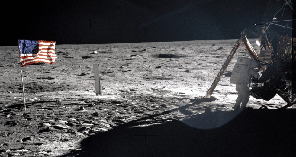 What did NASA find on the Lunar Surface?
