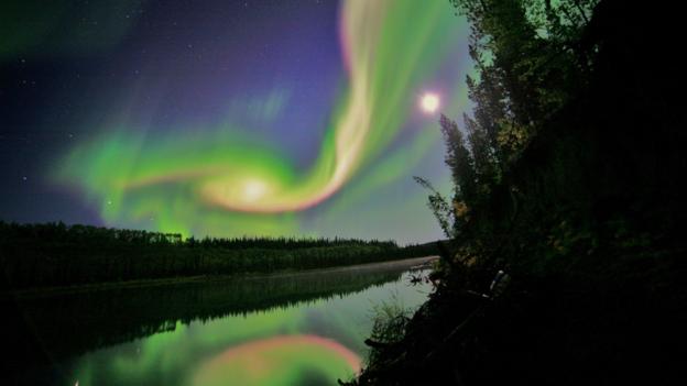 Minor Solar Storm, Responsible for Colorful Auroras