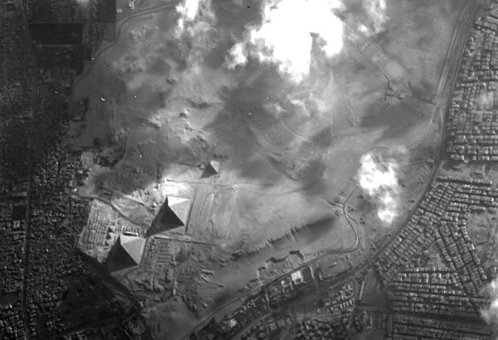Pyramids Of Giza Captured In A Stunning Image From Space Made By ESA Proba-1 Satellite