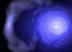 A Huge Cosmic “Cold Front” Formed In The Perseus Galaxies Cluster