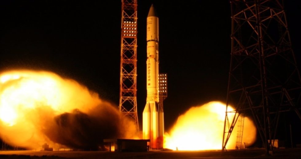 A Proton-M Rocket Deployed A Russian Military Satellite, The Blagovest No. 12L, On Wednesday
