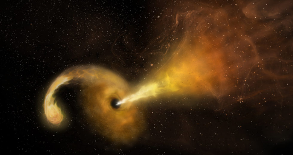 Giant Black Hole Torn Apart A Star, And Radio Astronomers Recorded This Tidal Disruption Event