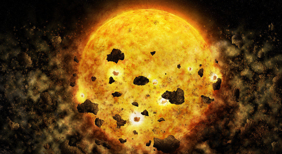 Young Star Devouring Two Newborn Planets Observed For The First Time