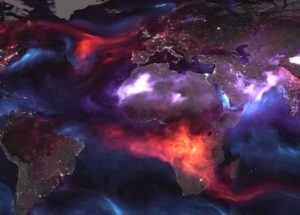 Frightening NASA Map Illustrates Aerosol Clouds over the Whole World