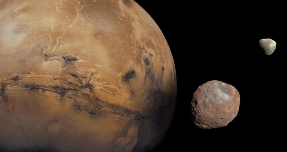Martian Moons May Have Resulted From An Impact on Mars, A New Study Indicates
