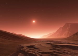An Odd Never-Seen-Before Cloud is Present Over Mars