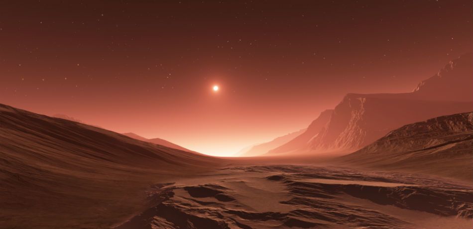 An Odd Never-Seen-Before Cloud is Present Over Mars