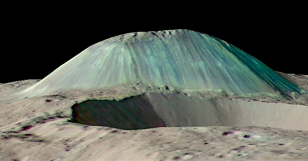 Scientists Discovered that one of the Largest Volcanoes from Mars did not erupt, but it’s Surrounded by Icy Vapors