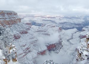 Breathtaking Sights: The Grand Canyon Covered In Snow
