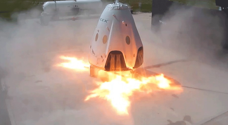 SpaceX Crew Dragon Test Ended Up With A Small Explosion