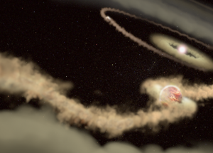 Baby Exoplanets Found Pinching Gas from Their Host Star