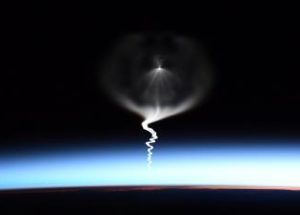 NASA Astronaut Captured​ The Moment When The Soyuz Spacecraft Took Off