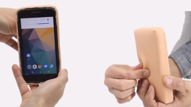 Researchers Create an Artificial Skin Case for Smartphones