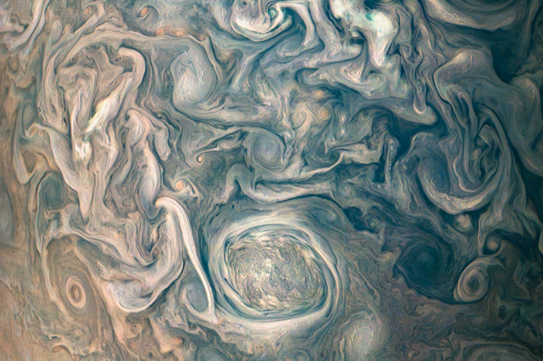 The Incredible Image of the Clouds Above Jupiter Is Here Thanks to JunoCam