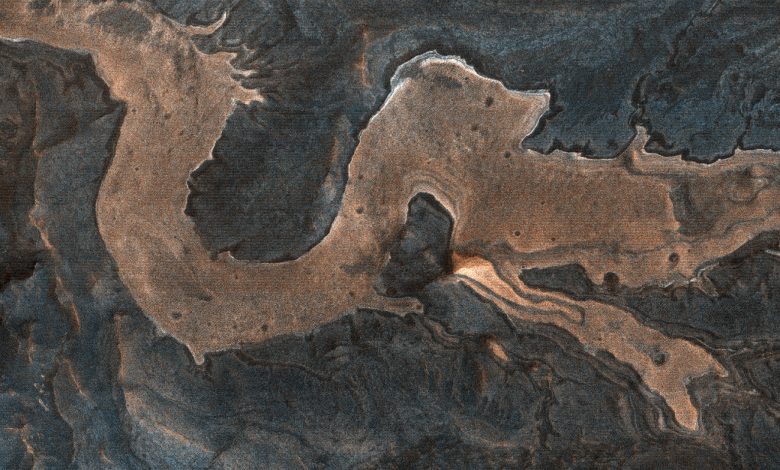 Dragon on Mars Identified By The MRO