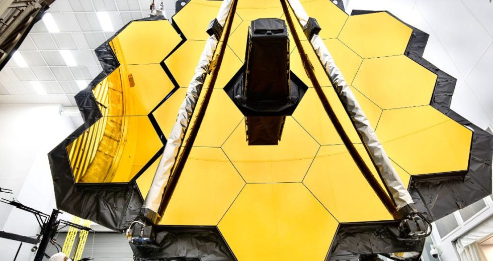 The James Webb Space Telescope Looks Unexpectedly Shiny