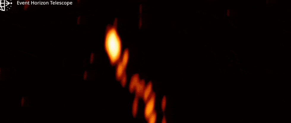 Event Horizon Telescope Snapped Jets From A Supermassive Black Hole