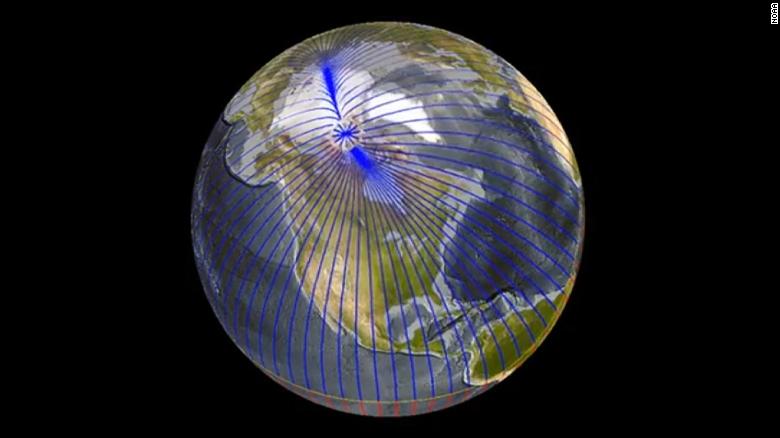 Why the Magnetic North Pole is not where it used to be?