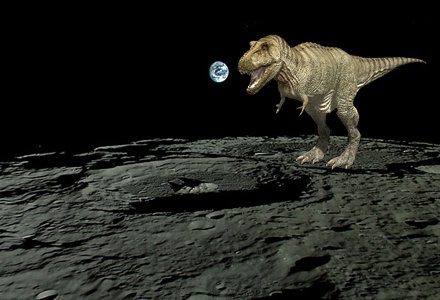 Mind-Blowing: Dinosaur Remains May Be Found On The Moon!