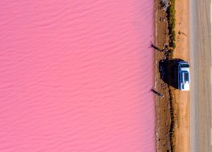 The Water From a Lake in Argentina Becomes Pink