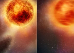The Red Supergiant Star Betelgeuse Undergoes Unique Eruption