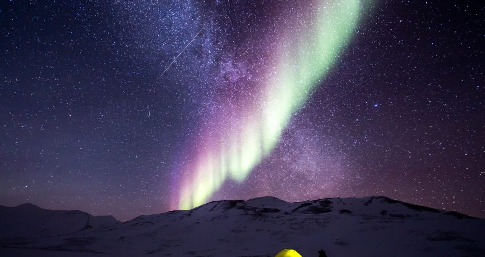 Aurora Forms Huge Hole in the Ozone Layer of the Earth