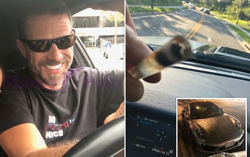 Hunter Biden Filmed Himself Smoking Crack Behind the Wheel – He’s Driving at 172 mph on Way to Vegas: Photos