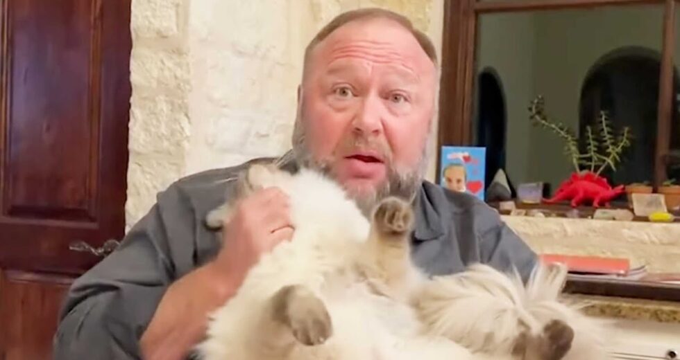 Alex Jones Says DOJ Is Investigating His 6 Year Old Daughter’s CAT