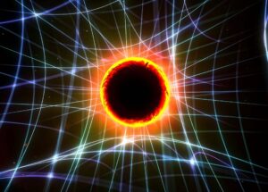 Supermassive Black Hole Spins Fast Enough To Warp Space-Time