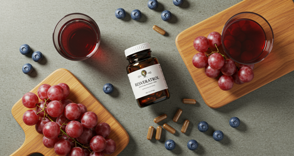 Resveratrol Supplement Benefits Dosage (2026 Evidence)