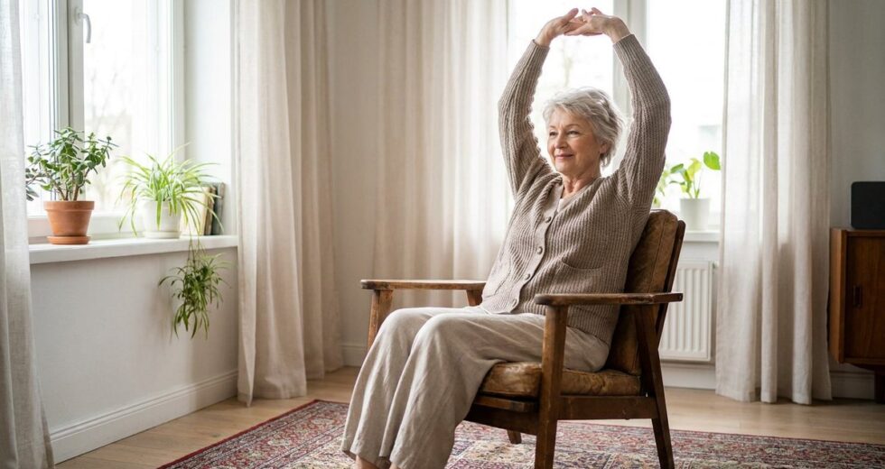 Chair Yoga for Seniors: Poses, Holds and Fall Evidence